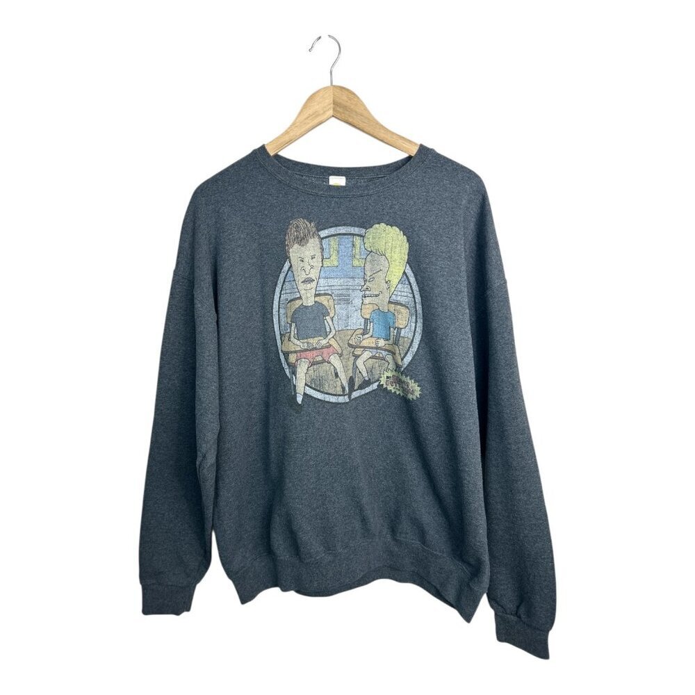 Retro 1990s Beavis and‎ Butthead Shirt 90s Cartoon MTV Show XL